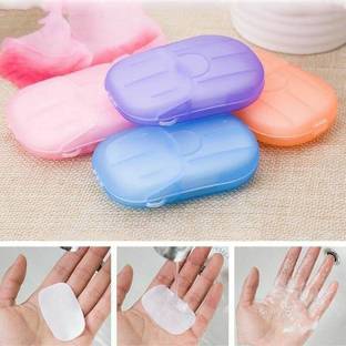 SAI CREATIONE Mini Soap Paper Travel Hand Washing Box