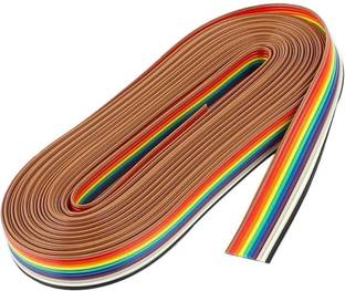 SSV CARE 10 Core Flat Ribbon Wire Cable (7 Meters) Fiber Optic Electronic Hobby Kit