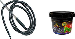 Puff Smart Black Disposable Hose With Premium Herbal Zafran Pan Hookah Flavor