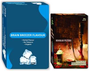 Sethi Traders Coal Brain Freezer Hookah Flavor Brain Freeze (60 g, Pack of 2) Brain Breezer, Brain Freezer Hookah Flavor