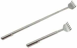 G K Exclusive Steel Back Scratcher 5 Prongs (Hand Shape) Extendable Massager Telescopic Handy Pocket Pen Clip Back Scratcher Relieve Itching Stick Massager