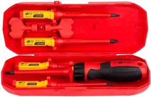 Deli Deli VDE Screwdriver Set CR-V Screw Magnetic Combination Screwdriver Set