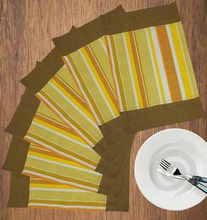 Dekor World Rectangular Pack of 6 Table Placemat