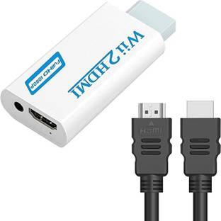 Etzin Wii HDMI Adapter with 3.5mm Audio Jack & HDMI Output USB Adapter