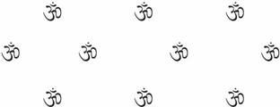 Comet Busters Handcrafted Traditional Om Black Bindi For Women (BV057) Forehead Black Bindis