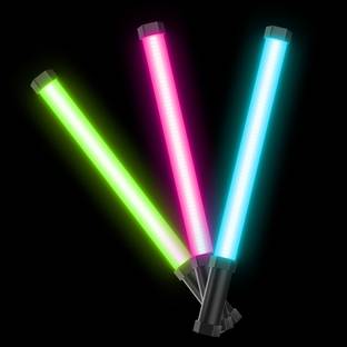 IMMUTABLE RGB LED Light Wand with Remote for Photo & Video Shoot L47 2400 lx Camera LED Light