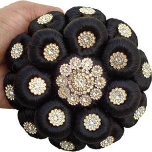 Clixfox Stylish Beautiful Juda Accessories For Women and Girls For Festives &WeddingBun Hair Extension
