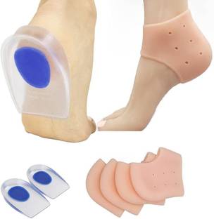 Navya Export Silicone Gel Heel Cups and Heel Pad - Shoe Inserts Heel Support