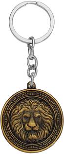 M Men Style Lion Head /Face Keychain and Keyring Gift Skey2022235 Key Chain