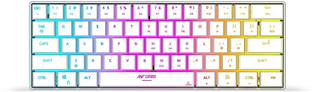 Ant Esports MK 1500 Mini / 60% Pro RGB, Type-C Charging, 1000 mAh battery, Membrane Wireless Tenkeyless Gaming Keyboard Compatible with Desktop, Laptop, Mac Easy to Use,Plug and Play,Quick, Comfy Durable body