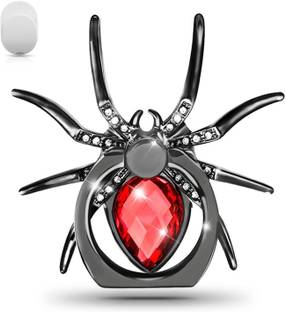 befunky Spider Mobile Phone Ring Holder Stand Animal Rhinestone for All Smartphone (Red) Mobile Holder
