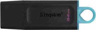 KINGSTON DATATRAVELER EXODIA 64 GB Pen Drive Compatible with Desktop Computer, Laptop, Audio Player, Mobile, Netbook, Tablet, Television USB 2.0, USB 3.0, USB 3.1, USB 3.2 Plastic Case
