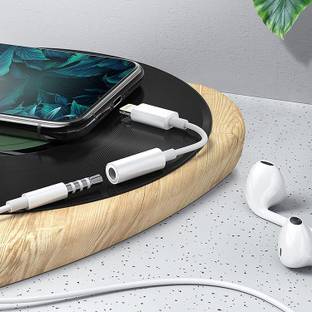 IMMUTABLE White Lightning Headphone Jack Adapter Connector Music Control J46 Phone Converter