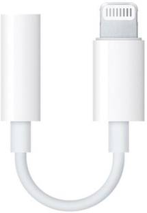 ENMORA White Lightning Headphone Jack Adapter Connector Music Control J55 Phone Converter