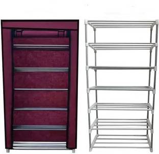 SANAMSTORE Metal Collapsible Shoe stand Metal Collapsible Shoe Stand