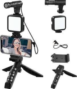 Mobtude Best Vlogging Kit for Mobile, YouTube Video Making Accessories Kit Tripod Kit