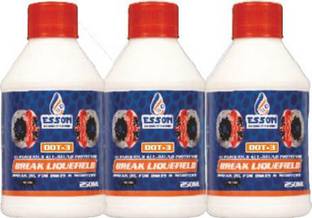 ESSON BRAK LIQUEFIELD 250 ML DOT-3-P3 Automobiles Break Fluid oil | break oil for Bikes 250ml dot 3 (Pack of 3) Brake Oil