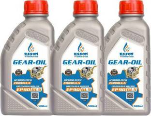 ESSON GEAR OIL EP-90 GL-5-P3 GEAR OIL EP-90 GL-4 Gear Oil for Cars of All Fuel Types (500 ml) (Pack of 3) Gear Oil