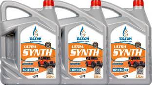 ESSON ULTRA SYNTH 10E40 SN 3.5 LTR-P3 ULTRA SYNTH 10E40 SN Multigrade Petrol/Diesel Car Engine Oil (3.5 L) (Pack of 3) Conventional Engine Oil