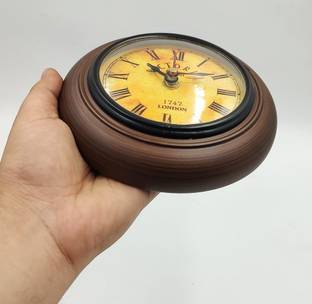 qarzun Analog 18 cm X 16 cm Wall Clock
