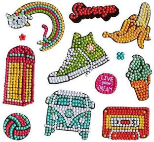 Litvibes DIY Diamond painting 5D stickers,Mosaic art & craft kit for kids - SAVAGE DESIGN