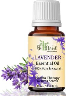 BE HERBAL 100% Pure Natural & Organic Lavender Essential Oil For Skin, Face & Hair Care