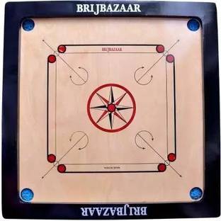 BRIJBAZAAR CARROM BOARD 83.82 cm 83.82 cm Carrom Board