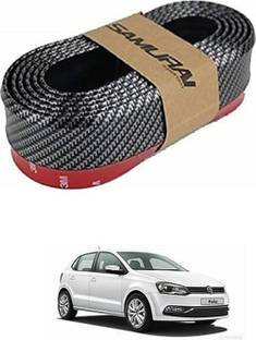 APICAL Car Carbon Fiber Front Bumper Lip Strip For Polo Car Beading Roll For Window, Bumper