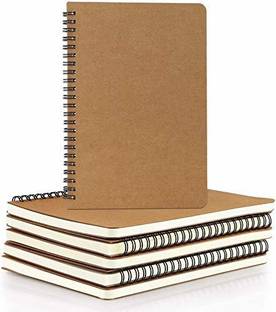 Avni Prints Notepad Sketchbook,Students Office Business A5 Note Pad Blank 50 Pages
