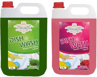 varunda 2 LTR (G+P) dish wash Liquid Detergent Dish Cleaning Gel Dish Cleaning Gel Dish Cleaning Gel