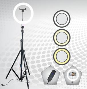 airtech 10“ Ring light with Camera Stand -7 ft for reels, video stream and Selfie Ring Flash