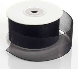 Nyamah sales School Girls Hair Ribbon Hair Accessories Gift Wrapping Ribbon 10 M Black Nylon Ribbon