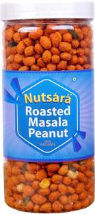 nutsara Roasted Masala Coated Peanut - Kerala Style Homemade Groundnut 500gm
