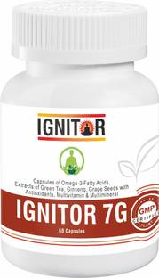 IGNITOR Omega-3 Fatty Acids, Multivitamin & Multimineral Capsules, Green tea capsules