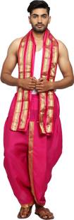 RAMESHWARAM FABRICS Wedding_Dhoti_01 Woven Men Dhoti
