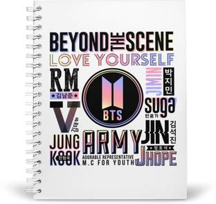 craft maniacs BTS BEYOND THE SCENE 160 RULED PAGES DIARY FOR BTS ARMY A5 Diary RULED 160 Pages