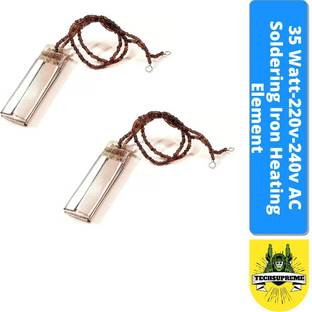 TechSupreme 35 Watt Soldering Element Flat 220v-240v for Replacement and Repair Pack of 2 Soldering Trainer Electronic Hobby Kit