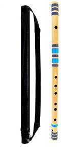 MAGA MART C Scale Medium Professional Flute,7 Hole 19.5 inches with Free Carry Bag Bamboo Flute