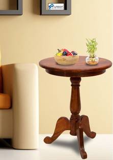 FUREON Round Side Table Solid Wood Side Table