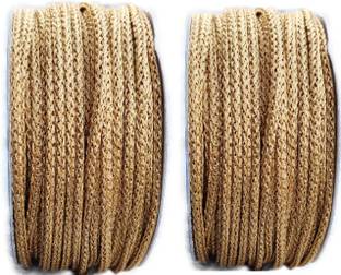 LOOPZE TWISTED CORD golden, 4 mm thickness piping dori best quality threads Thread