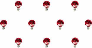 Comet Busters Round Red Swarovski Crystal Bindi (4 mm) (BV323) Forehead Red Bindis
