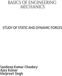 BASICS OF ENGINEERING MECHANICS