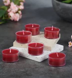 AuraDecor Highly Rose Fragrance Acrylic Candle