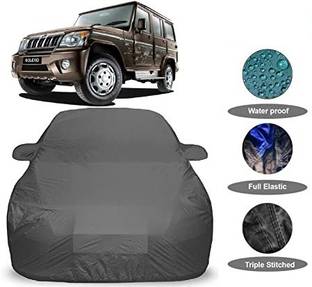 Anlopeproducts Car Cover For Mahindra Bolero ZLX (With Mirror Pockets)