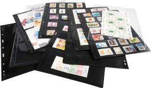 Mintage World Lighthouse Plastic Pockets VARIO - 8 way division - Black film Modern Coin Collection