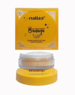 maliao HD Loose Powder Banana Translucent Setting Luxury Powder Soft Ivory Compact
