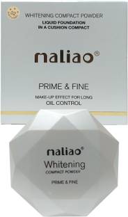 maliao Prime and Fine Oil Control Whitening Compact Face Powder Soft Ivory Compact