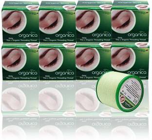 PIURA Eyebrow threading Thread Box of 8 Spools- 300m each - forehead, upper lip, chin Eyebrow Thread