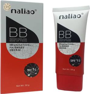 maliao BB Cream Instant Fair Look Makeup Finish Foundation White Ivory Foundation
