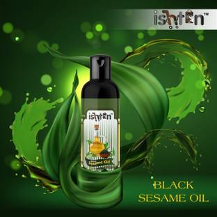 ishton Cold Pressed Sesame oil for Hair, Skin and Massage (Til Ka Tel / Til Oil) 100ml Hair Oil